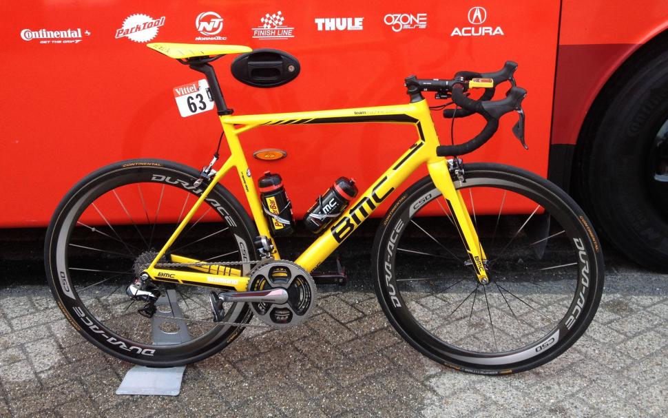 Tour de France 2015 Bikes Rohan Dennis yellow BMC TeamMachine SLR01 road.cc